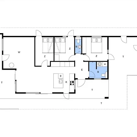 Casa de Férias Bl1635-blokhus-lyngdraget-19 *